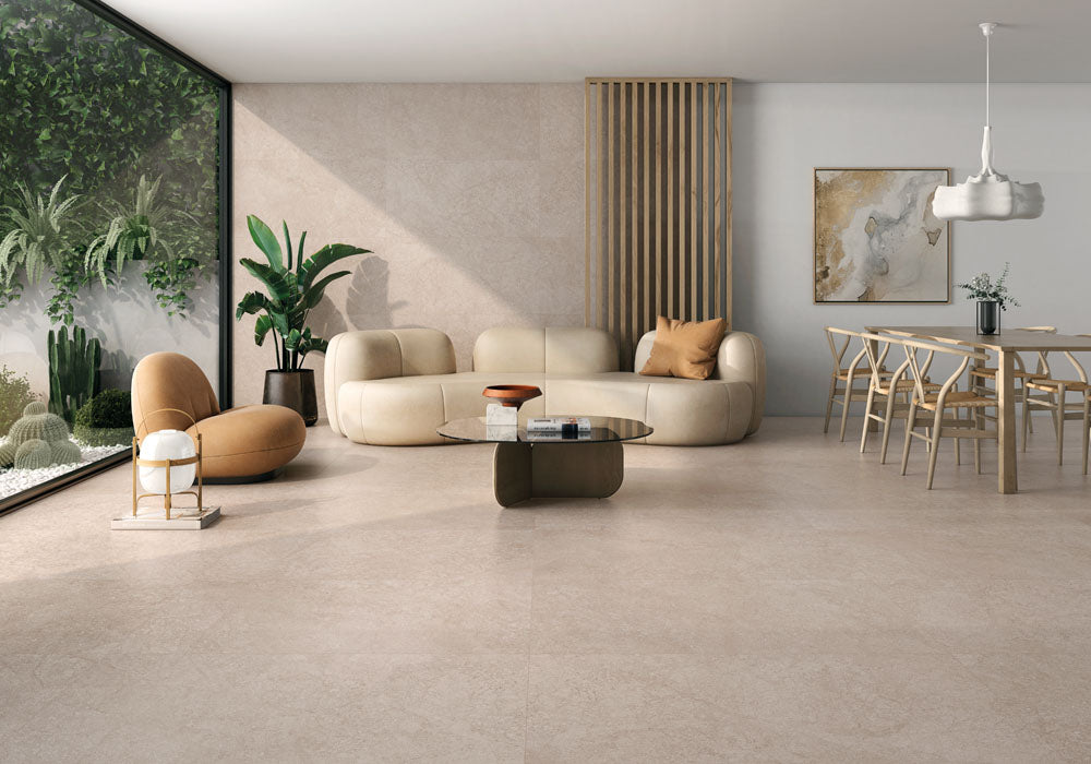 Apollo Beige Sand Matt Porcelain 60x60cm Wall and Floor Tiles