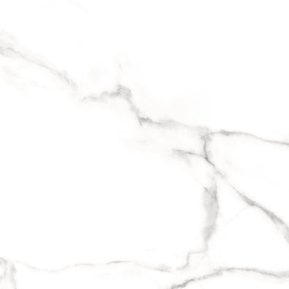 Aquila White Marble effect Porcelain Wall and Floor Tiles