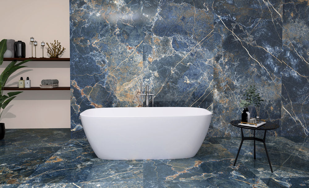 Atlantic Polished Porcelain 60x120cm Wall or Floor Tile