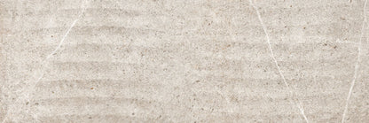 Atlantis Silver Matt Ceramic Wall Tile Decor 30x90cm