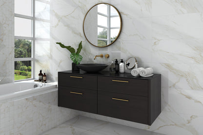 Atmosphere Beige-Gold Marble effect Porcelain Wall and Floor Tiles