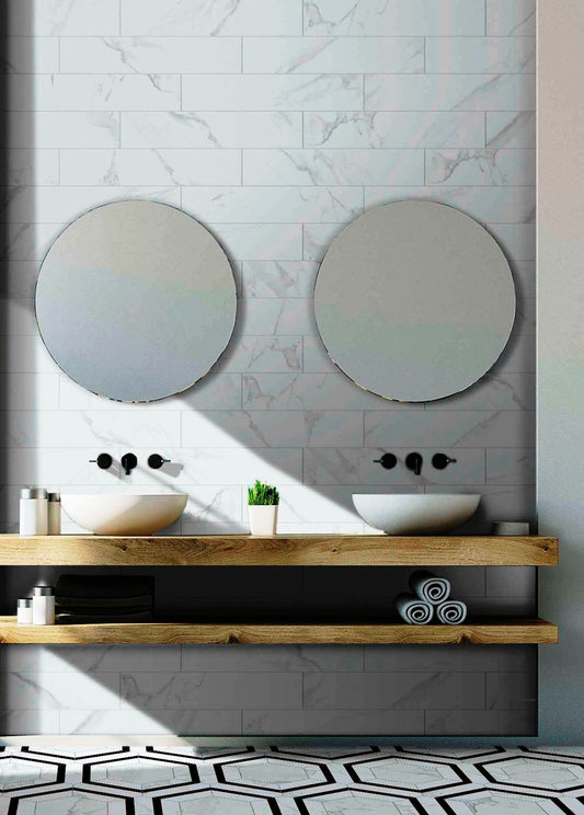 Colonial Carrara Matt 9.9x49.2cm Wall or Floor Tile