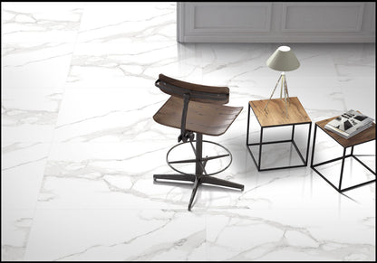 Hollywood White Polished Rectified 60x120cm Wall or Floor Tile