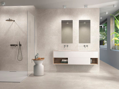Milan Stone Matt Porcelain 60x120cm Wall or Floor Tiles