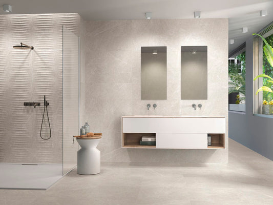 Milan Stone Matt Porcelain 60x120cm Wall or Floor Tiles