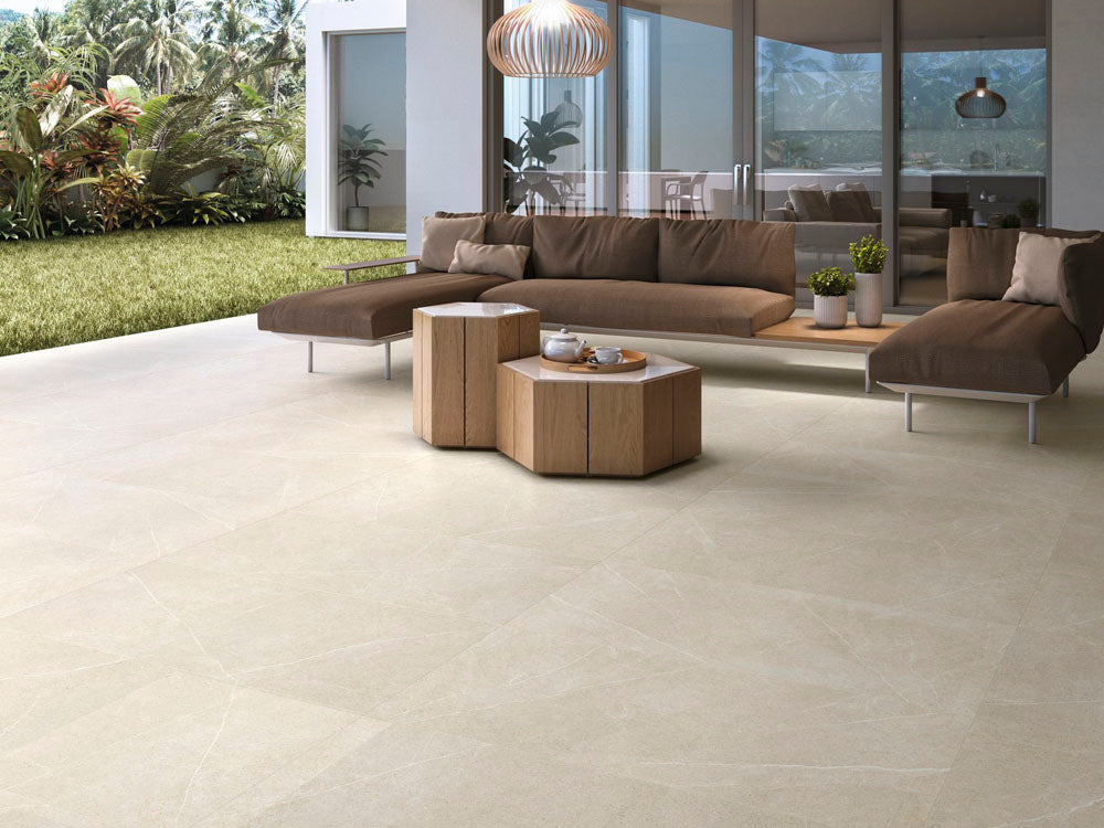 Milan Stone Matt Porcelain 60x120cm Wall or Floor Tiles