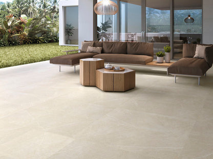 Milan Stone Matt Porcelain 60x120cm Wall or Floor Tiles
