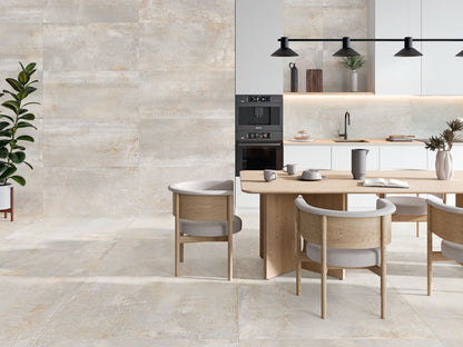 Atlantic Mineral Aluminium Matt Porcelain 60x120cm Wall or Floor Tile