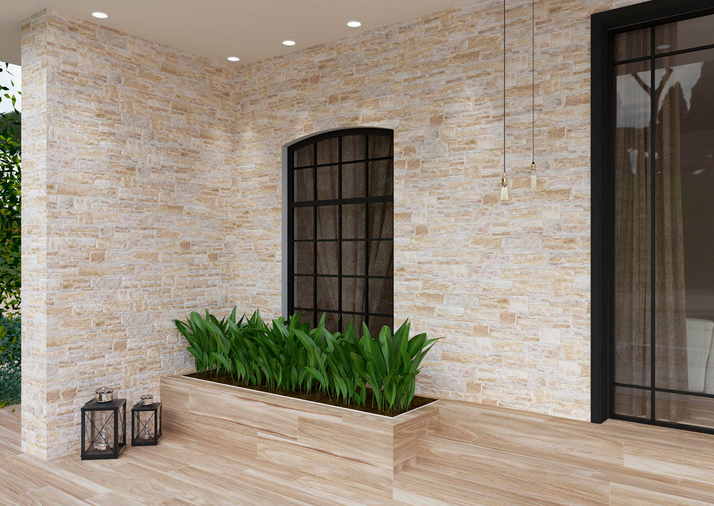 Native Rock Rustic 10x50cm Internal or Exernal Wall Cladding