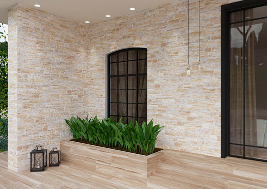 Native Rock Porcelain Wall Cladding 10x50cm Wall Tiles