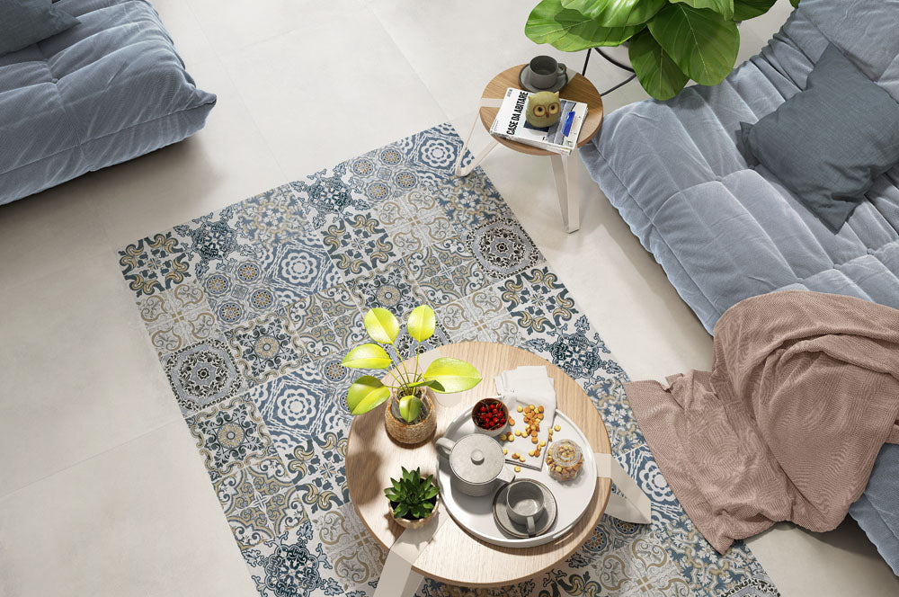 Planet Mixed Decor Matt Porcelain 60x60cm Wall or Floor Tiles