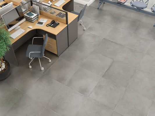 Planet Grey Matt Porcelain Wall or Floor Tiles