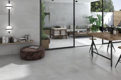 Planet Light Grey Matt Porcelain Wall or Floor Tiles