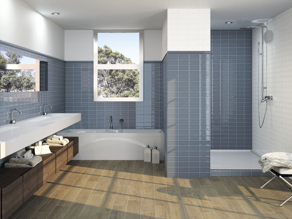 Rustic Gloss Ceramic Wall Tiles 7.5x15cm - Last Chance To Buy