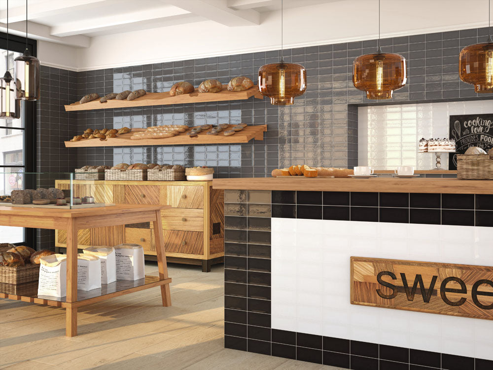 Rustic Gloss Ceramic Wall Tiles 7.5x15cm - Last Chance To Buy