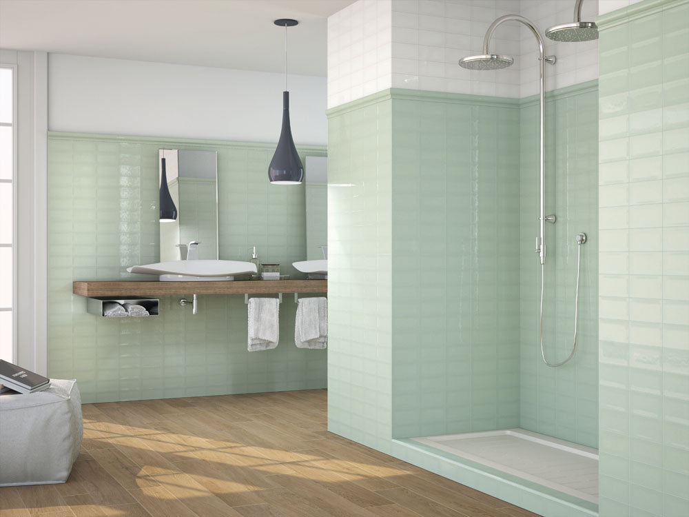 Rustic Gloss Ceramic Wall Tiles 7.5x15cm - Last Chance To Buy