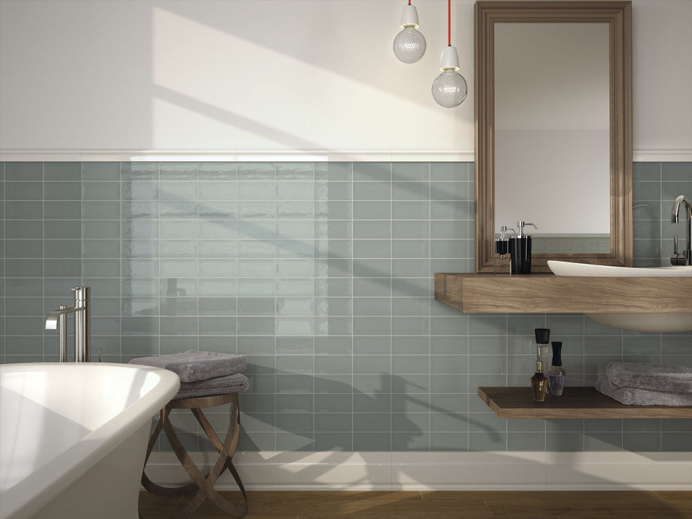 Rustic Gloss Ceramic Wall Tiles 7.5x15cm - Last Chance To Buy