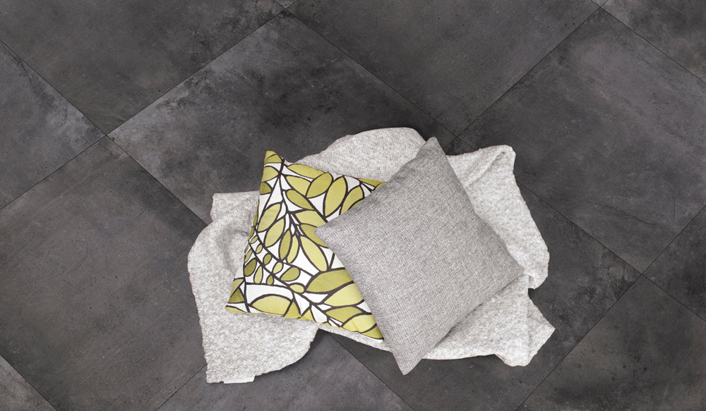 Siena Carbon Black Matt Porcelain Wall or Floor Tiles