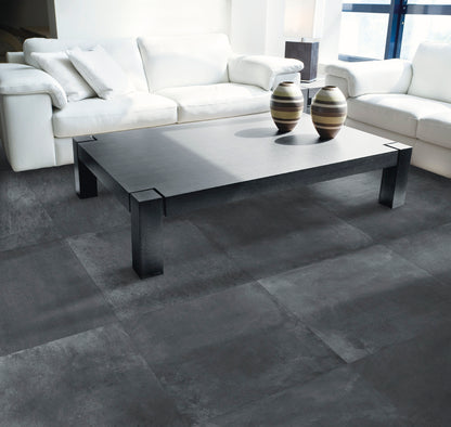 Siena Carbon Black Matt Porcelain Wall or Floor Tiles