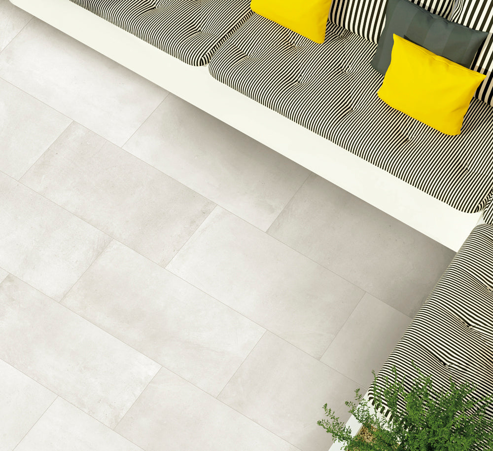 Siena Ice White Matt Porcelain Wall or Floor Tiles