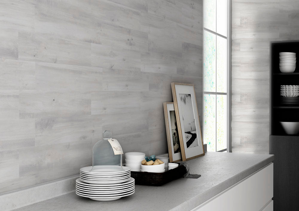 Timberland Wood effect Porcelain 15.3x58.9cm Wall and Floor Tiles