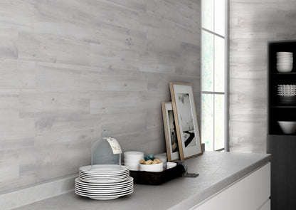 Timberland Wood effect Porcelain 15.3x58.9cm Wall and Floor Tiles